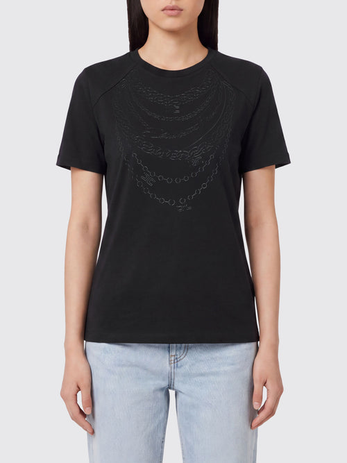 ELISABETTA  FRANCHI-MA66A66E2 110-WOMEN'S T-SHIRT