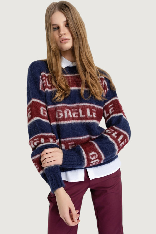 Pullover rigato