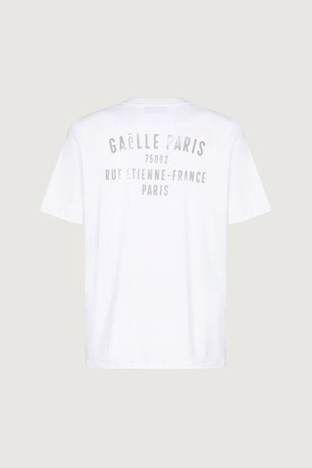 GAELLE-GAABM01682 BI01-T-SHIRT STAMPA FRONTE/RETRO