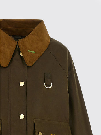 BARBOUR-LWX1595 SN91-MODERN SPEY WAX JACKET 