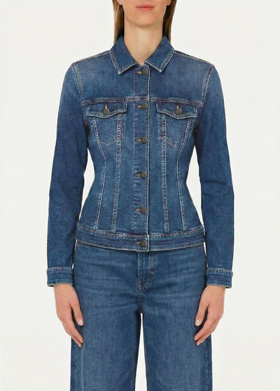 LIU JO BLUE DENIM-UA6511D0400 79157-GIUBBINO INTRECCI