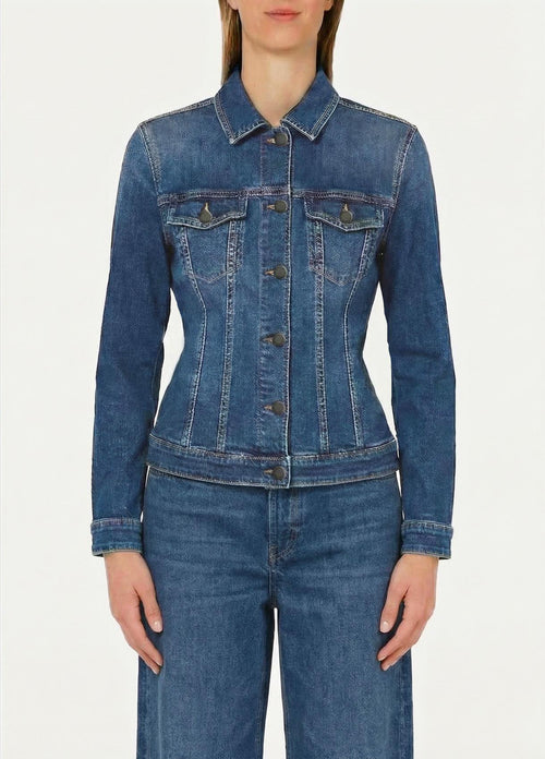 LIU JO BLUE DENIM-UA6511D0400 79157-GIUBBINO INTRECCI