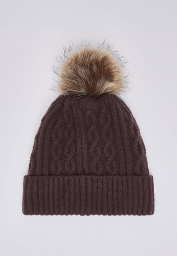 LIUJO ACCESSORI-2F6008MA33S 00533-BEANIE TRECCE PONPON
