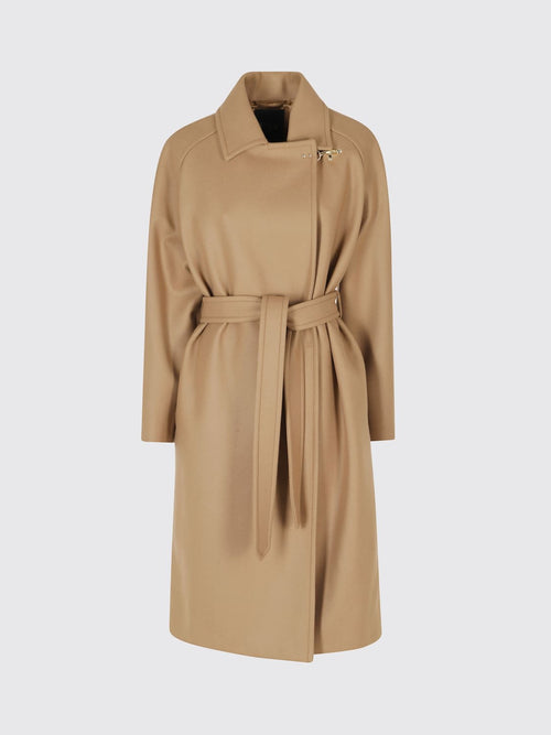 FAY-NAW54533760YMV C809-CAPPOTTO VESTAGLIA IN LANA + GANCIO