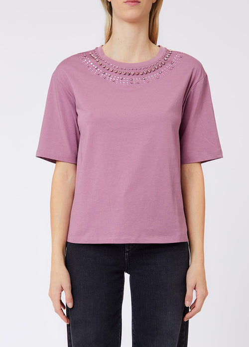 LIU JO WHITE-WF6398JS904 L9350-ECS T-SHIRT BOXY FIT