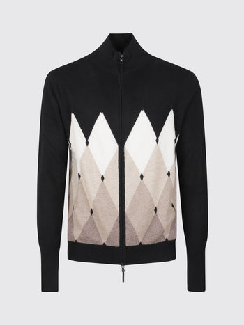 BALLANTYNE-B2K03612KA8 95518-FULL ZIP CARDIGAN