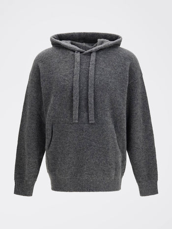 LANEUS-F6LAMAKH061 100-KNITTED HOODIE