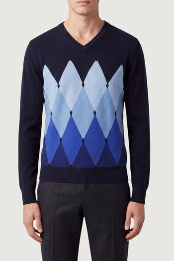 BALLANTYNE-B2P00112KA8 93560-V NECK PULLOVER
