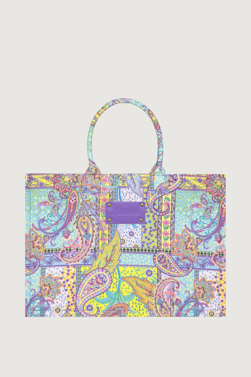 4GIVENESS-126WACBO5994 200-BIG BAG SAINT TROPEZ CACHEMIRE PASTEL