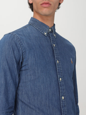 Camicia sportiva in denim slim-fit - 3