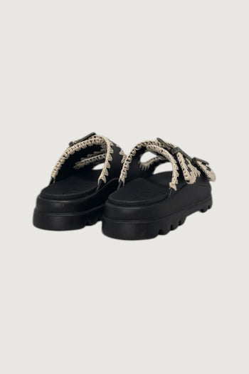 MOU-MU.SW661001N BKW-EVA ONE PIECE SLIDE TWO BUCKLE 