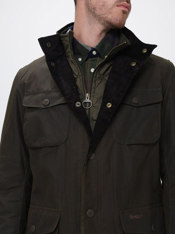 BARBOUR-MWX0700 OL51-OGSTON WAX JACKET 
