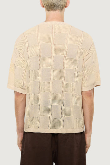LANEUS-S6LAMAKE110 015-KNITTED T-SHIRT