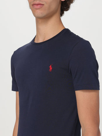 POLO RALPH LAUREN UOMO-710680785 004-Maglietta in cotone Custom Slim-Fit