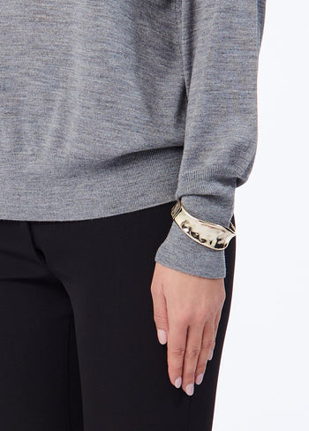 LIU JO COLLECTION-CF6039MA82O 02050-MAGLIA CHIUSA M/L C/BRACCIALE