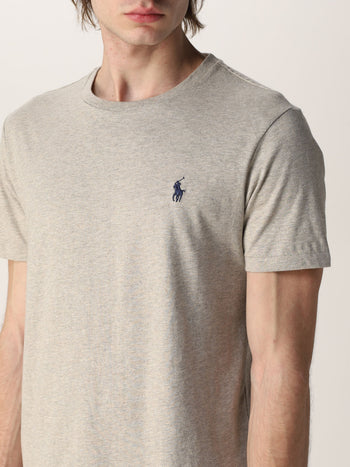 POLO RALPH LAUREN UOMO-710680785 002-Maglietta in cotone Custom Slim-Fit