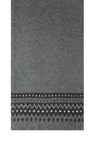 LIUJO ACCESSORI-2F6006MA32S 09012-SCIARPA JACQUARD CON BORCHIE