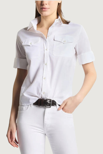 FAY-NCWA252600SZGR B001-CAMICIA M CORTA