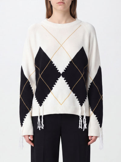 PINKO-107377A3JE DZ0-BERNA PULL ARGYLE TRAFORATO
