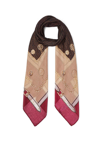 LIUJO ACCESSORI-2F6069T2745 92033-ECS FOULARD CHARMY 120X120
