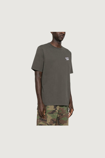 MAISON KITSUNE'-MM00126KJ7025 0453-HANDWRITING COMFORT TEE-SHIRT