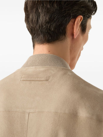 ZEGNA-UIPSNA4I178 N02-LTHR SHORT JACKET-BLOUSON