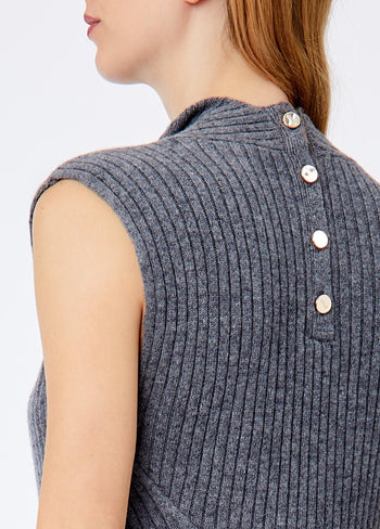LIU JO COLLECTION-CF6242MS009 02060-ECS MAGLIA CHIUSA S/M ASIMMET.