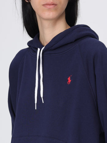 POLO RALPH LAUREN DONNA-211971691 003-FELPA CON CAPPUCCIO