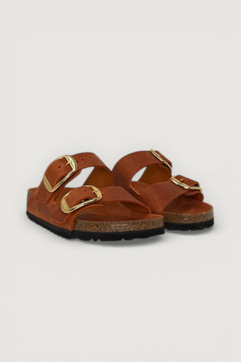 BIRKENSTOCK-1026661 ORANGE -ARIZONA BIG BUCKLE 