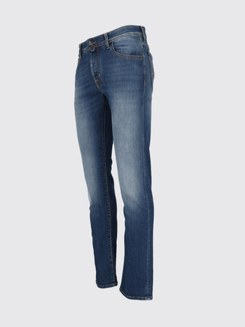 JACOB COHEN-JUMQE006030S3623V2 300D-PANT 5 PKT SLIM FIT NICK DENIM BLUE STR (10,00 OZ)
