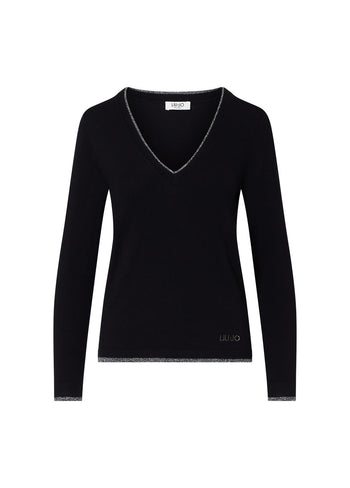 LIU JO WHITE-WF6012MS49I 22222-ECS MAGLIA CHIUSA M/L