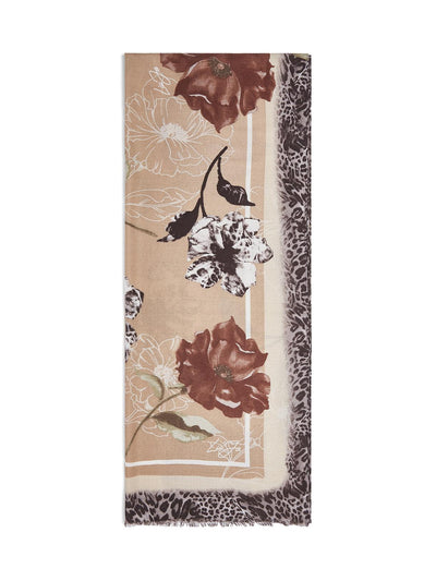 LIUJO ACCESSORI-2F6065T2745 00005-ECS STOLA FLOWER MACULA 70X180