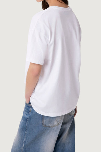 T-shirt con applicazioni strass - 4