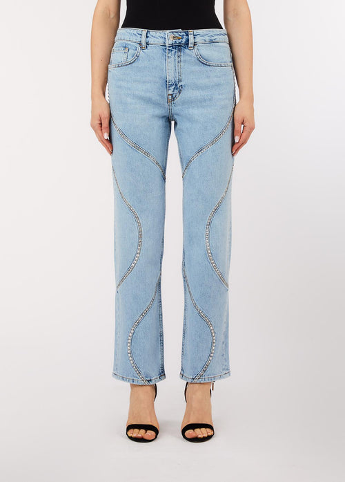 LIU JO COLLECTION-CA6130D4854 78840-PANT DENIM LUNGO 