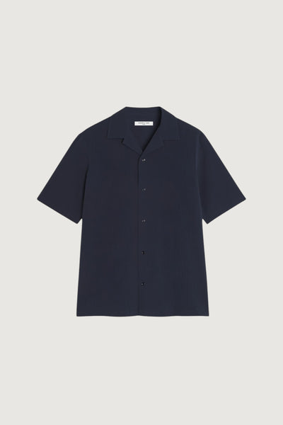 MAISON KITSUNE'-QM00407WC5082 0413-SEERSUCKER RESORT SHIRT