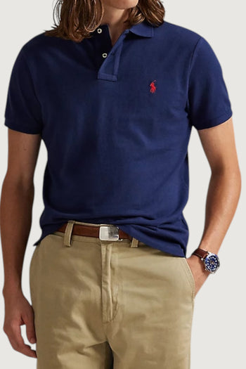 Polo in piqué slim-fit - 4