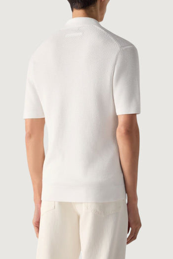 ZEGNA-UHC26A3C31 N01-POLO MANICHE CORTE