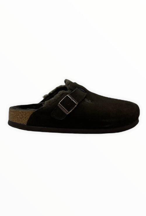 BIRKENSTOCK-1020529 MOCCA -BOSTON SHEARLING 