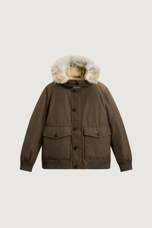 WOOLRICH-CFWOOU2238MRUT0001 DAG -POLAR DETACHABLE FUR BOMBER 