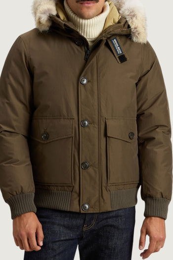 WOOLRICH-CFWOOU2238MRUT0001 DAG -POLAR DETACHABLE FUR BOMBER 