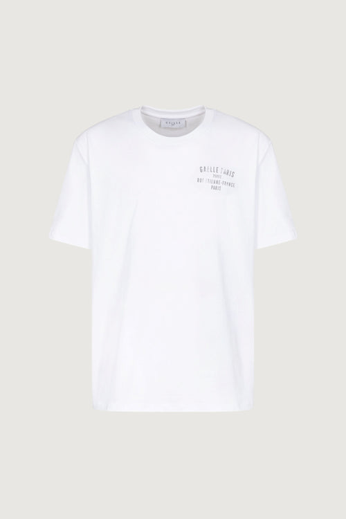 GAELLE-GAABM01682 BI01-T-SHIRT STAMPA FRONTE/RETRO
