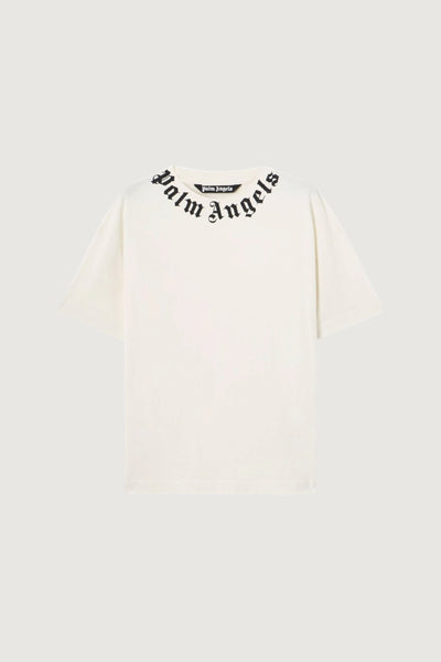PALM ANGELS-PMAA109S26JER008 0310-NECK LOGO REGULAR TEE