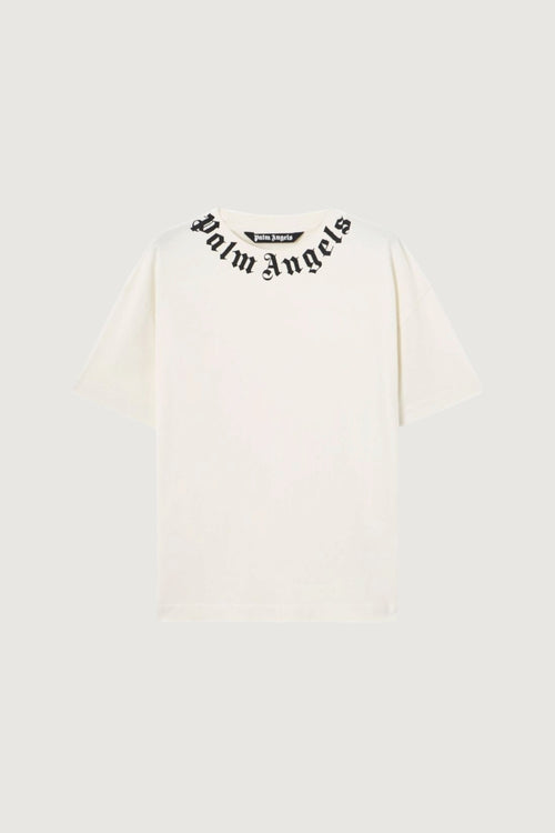 PALM ANGELS-PMAA109S26JER008 0310-NECK LOGO REGULAR TEE