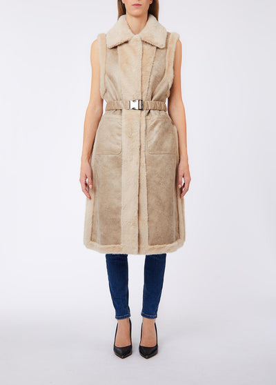 LIUJO ACCESSORI-2F6050T0300 00192-GILET FAKE MONTONE DOUBLE