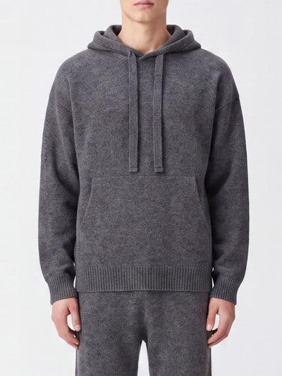 LANEUS-F6LAMAKH061 100-KNITTED HOODIE