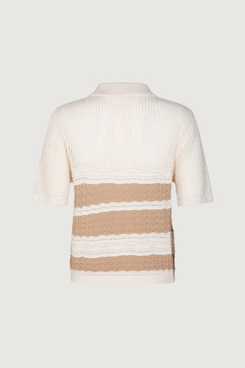 Polo in maglia a righe - 2