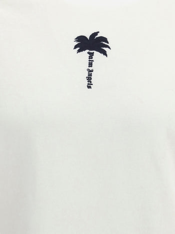 PALM ANGELS-PAMAA001JR008 0310-T-SHIRT FRONT PRINT