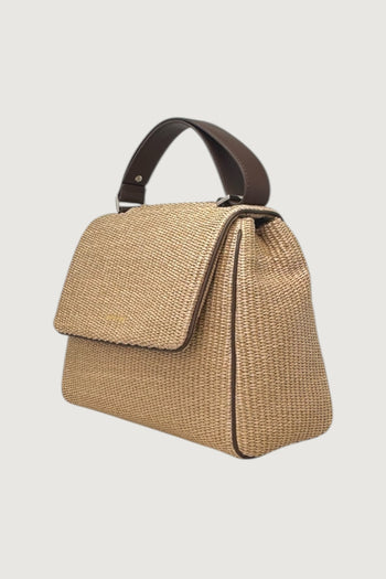 Sveva Media  zanzibar  intrecciata Borsa Donna Orciani Primavera estate 2026