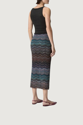 MISSONI-DS26SH0SBK01H9 SM9ZT-MIDI SKIRT