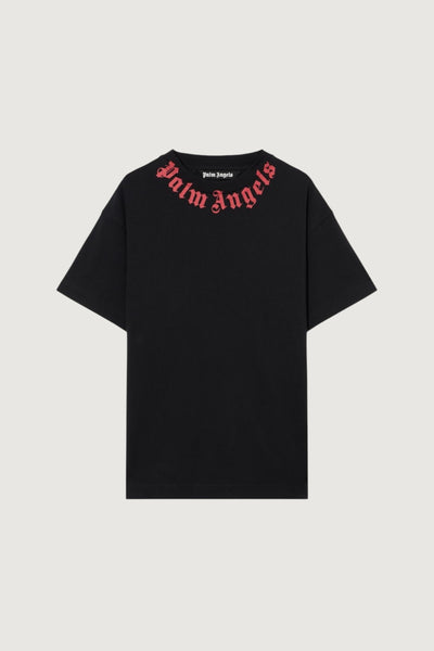 PALM ANGELS-PMAA109S26JER008 1003-NECK LOGO REGULAR TEE